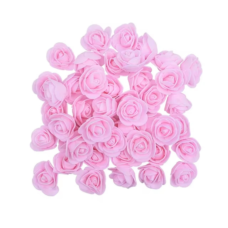 Artificial Rose Heads Foam 3.5Cm - Rose Bear Valentine Gift Wedding Party Flower Decorations