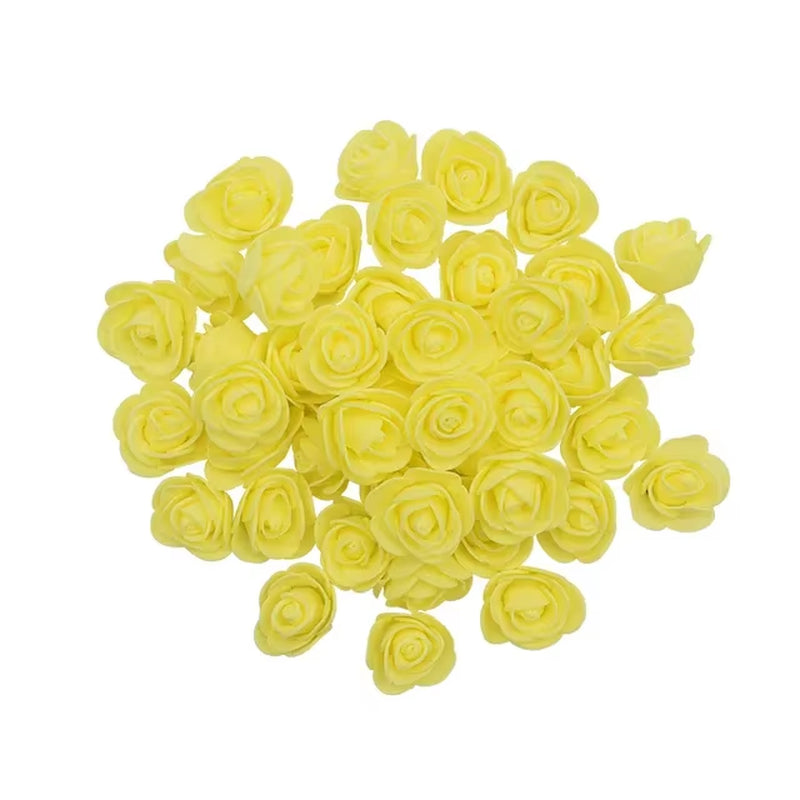 Artificial Rose Heads Foam 3.5Cm - Rose Bear Valentine Gift Wedding Party Flower Decorations